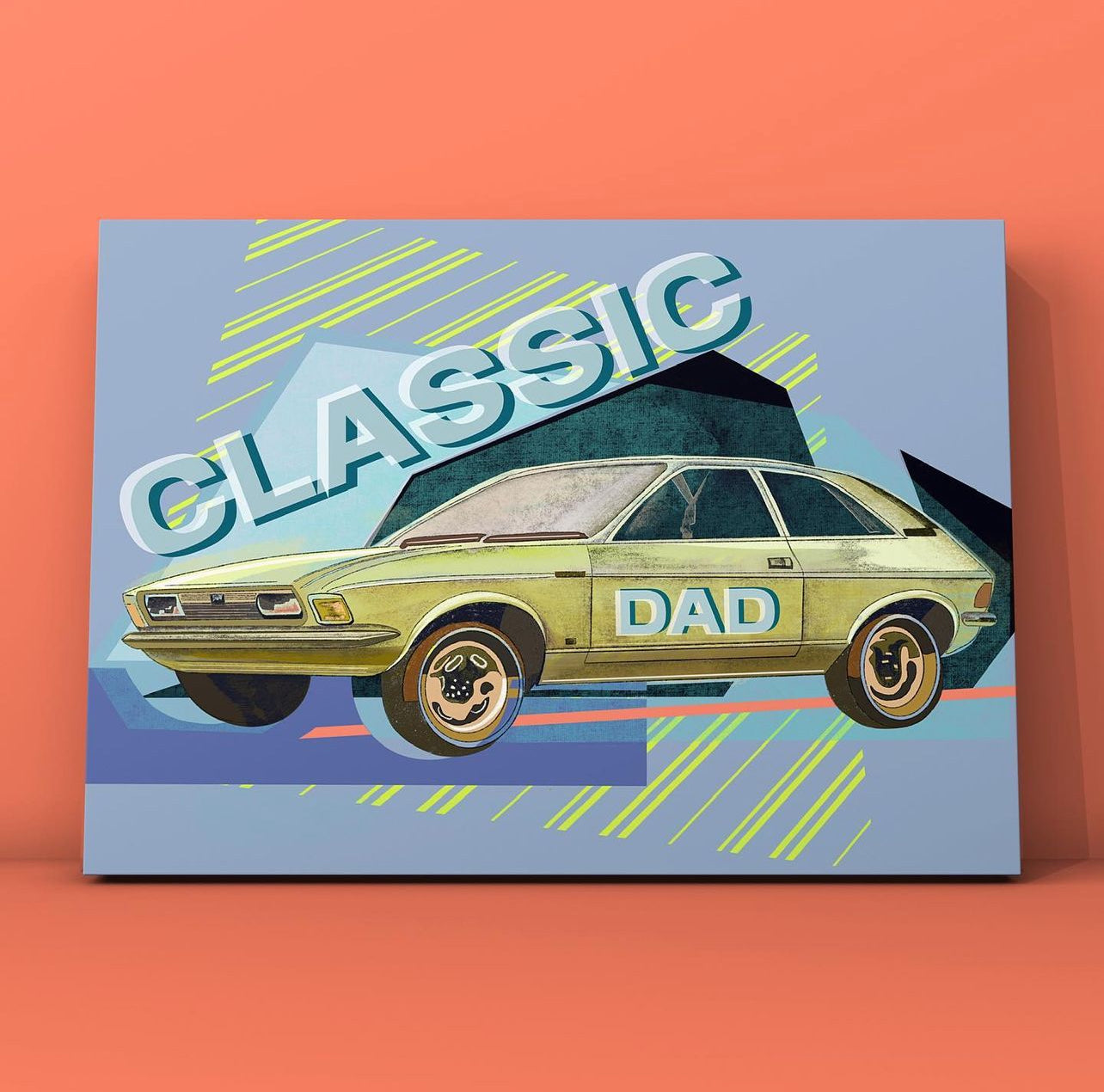 Classic Dad greetings card