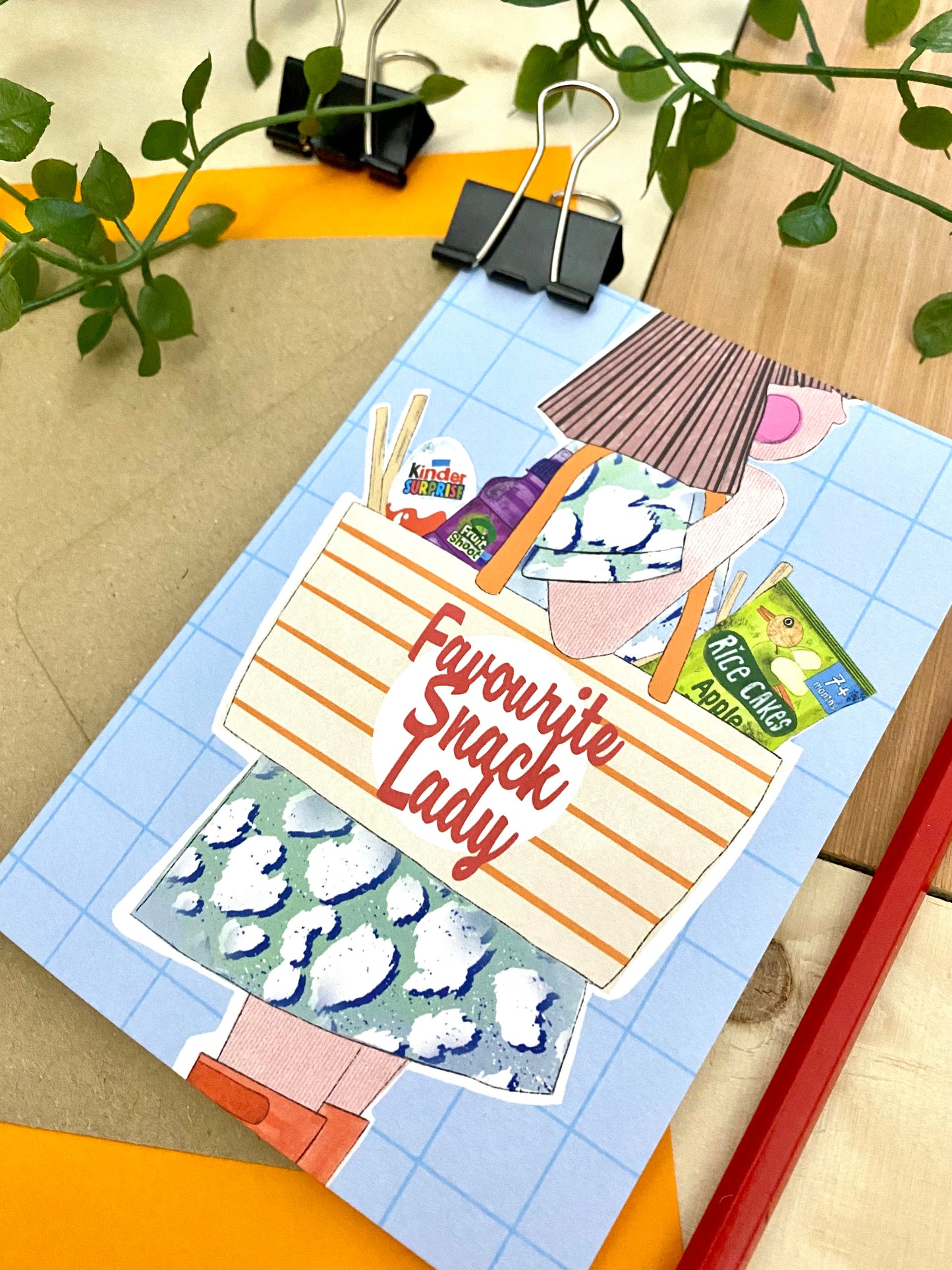 FAVOURITE SNACK LADY Mother’s Day / birthday / general greetings card