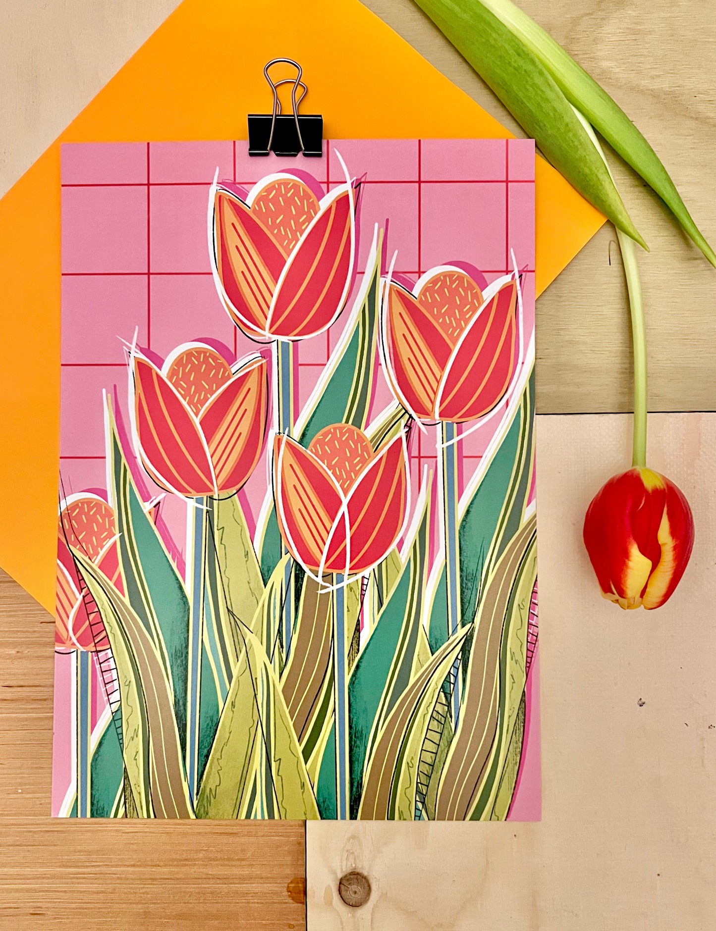 A4 ‘Tulip’ art print