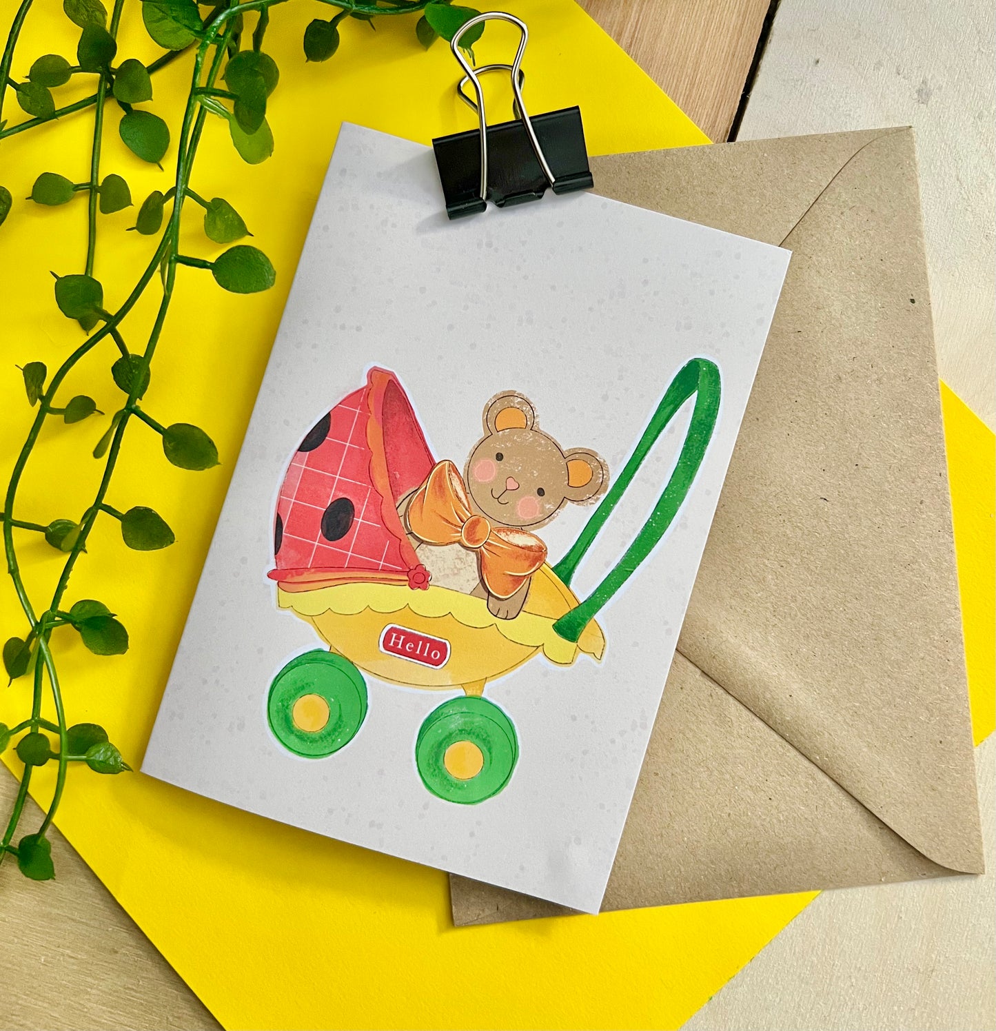 HELLO new baby card