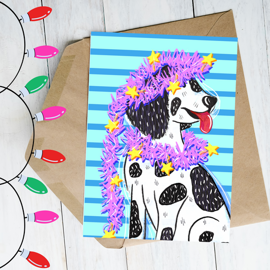 PRE-ORDER - Christmas party dalmatian