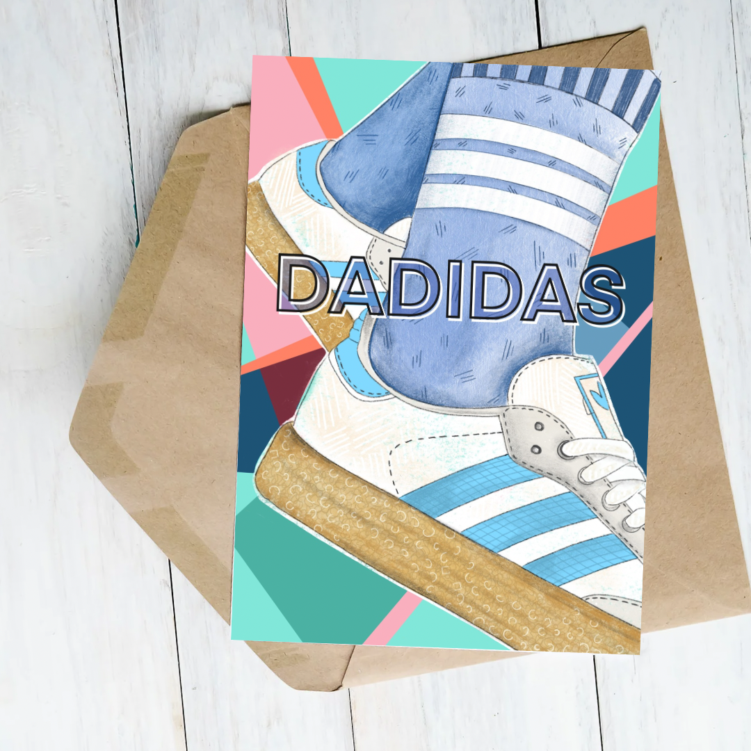 Dadidas greetings card