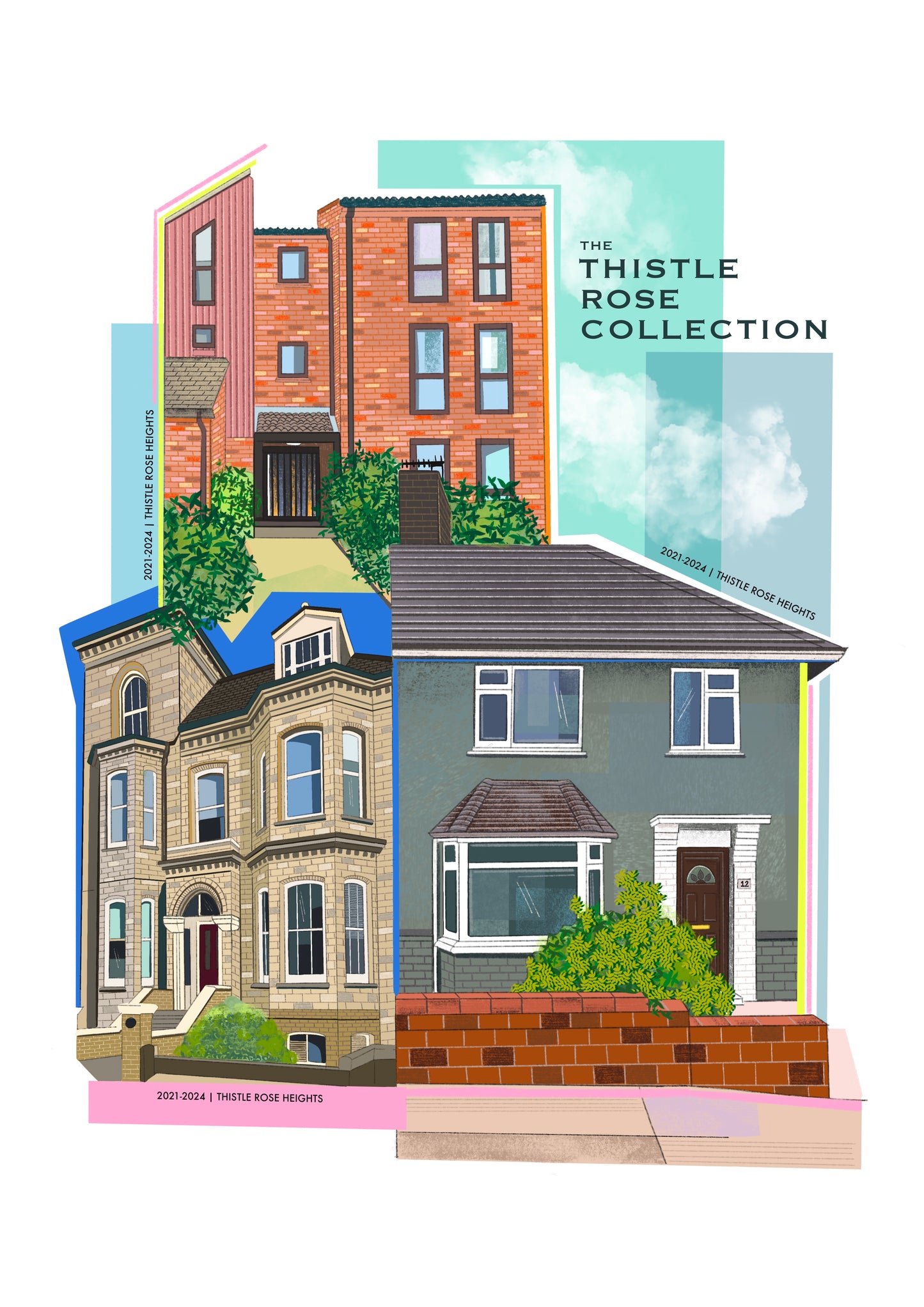 Custom house / building illustrations