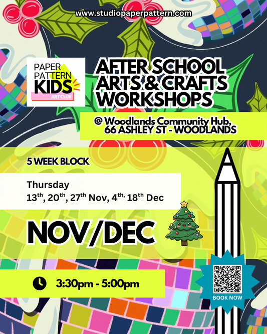 Paperpattern Kids - After school arts & crafts workshops - WOODLANDS