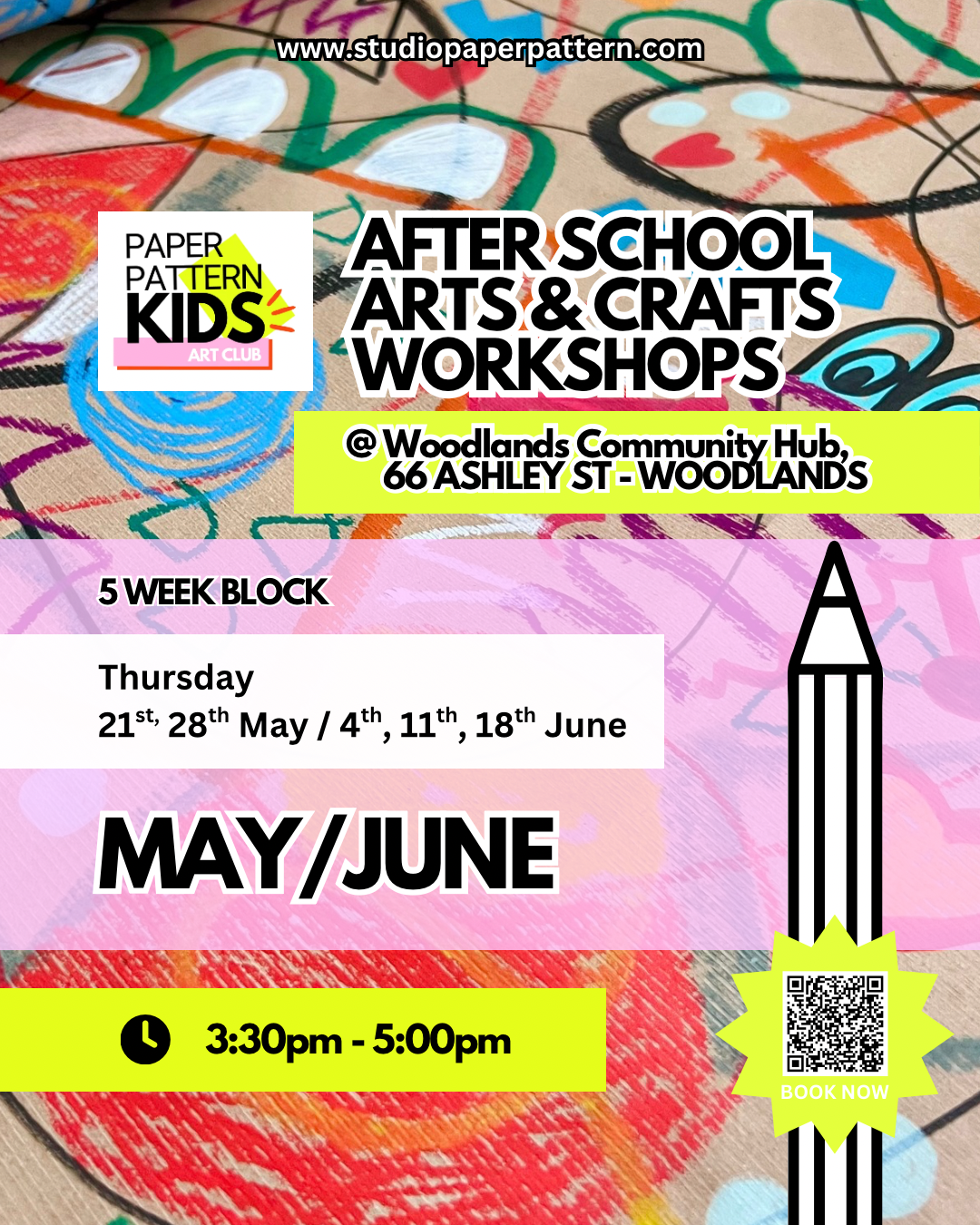 Paperpattern Kids - After school arts & crafts workshops - WOODLANDS
