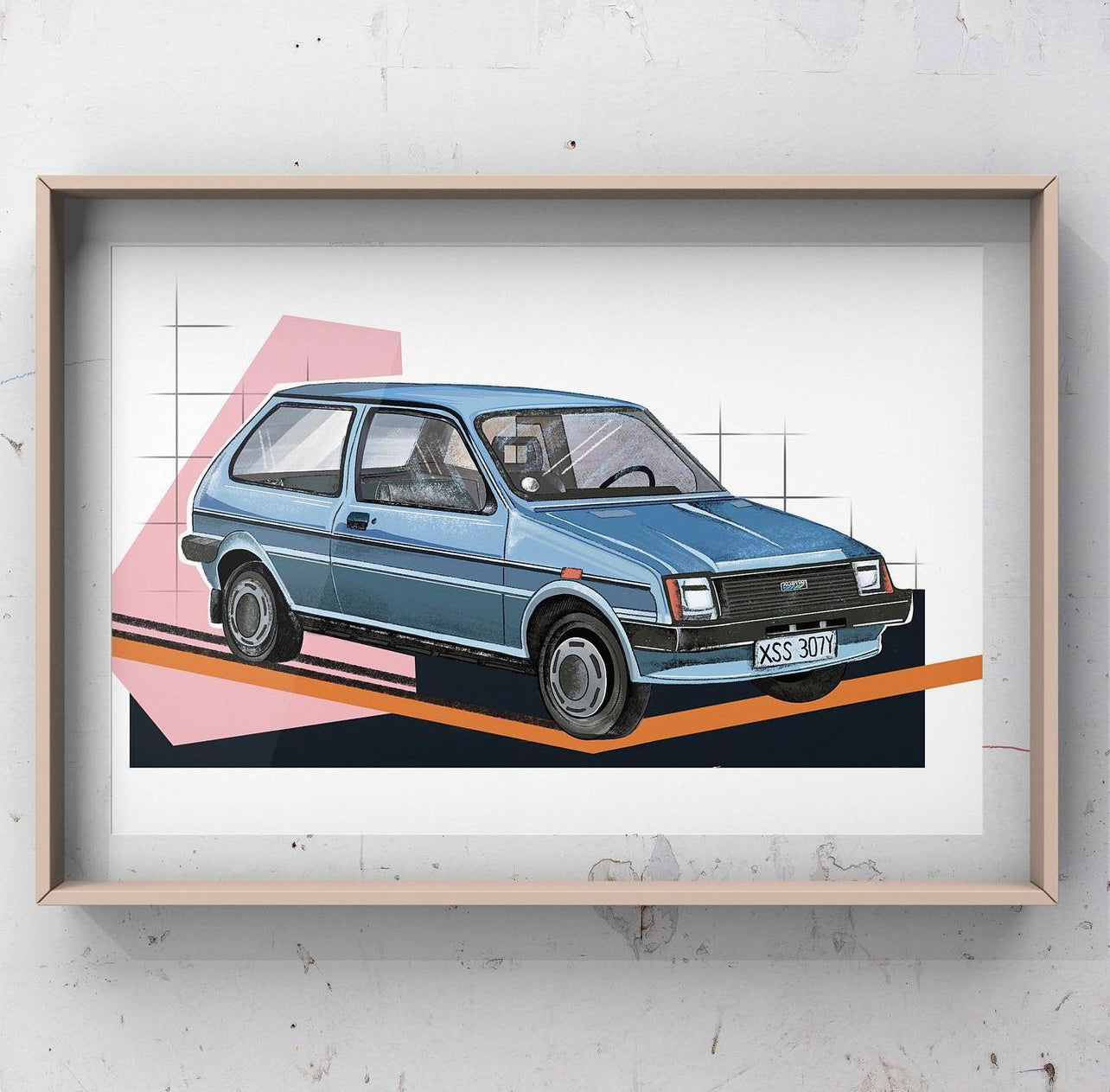 Custom car illustrations