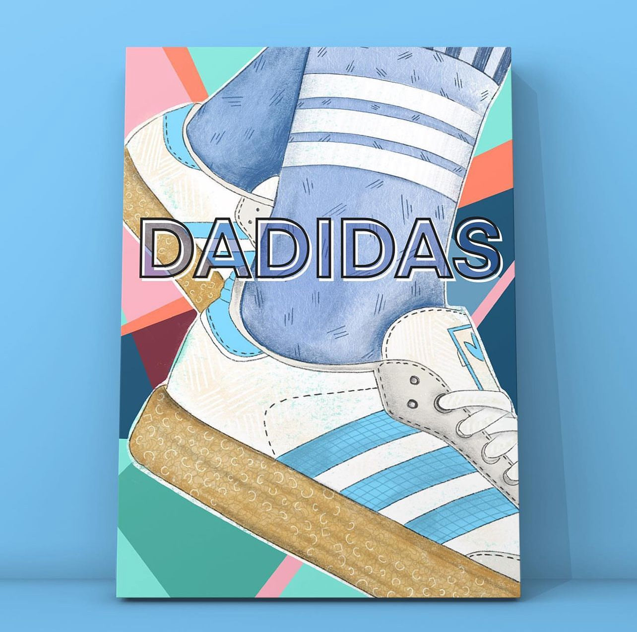 Dadidas greetings card