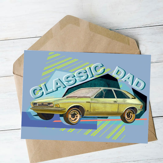 Classic Dad greetings card