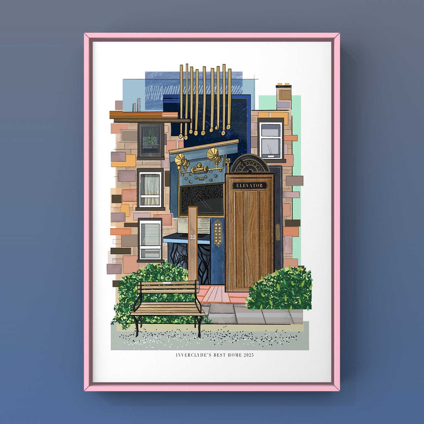Custom house / building illustrations