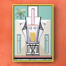 Load image into Gallery viewer, Deco beach house print
