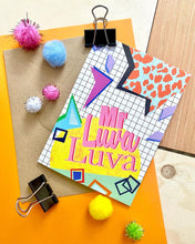 Load image into Gallery viewer, MR LUVA LUVA greetings card
